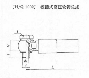 公制(英制)內(nèi)螺紋 外球面高壓軟管總成(JH/Q1002J)